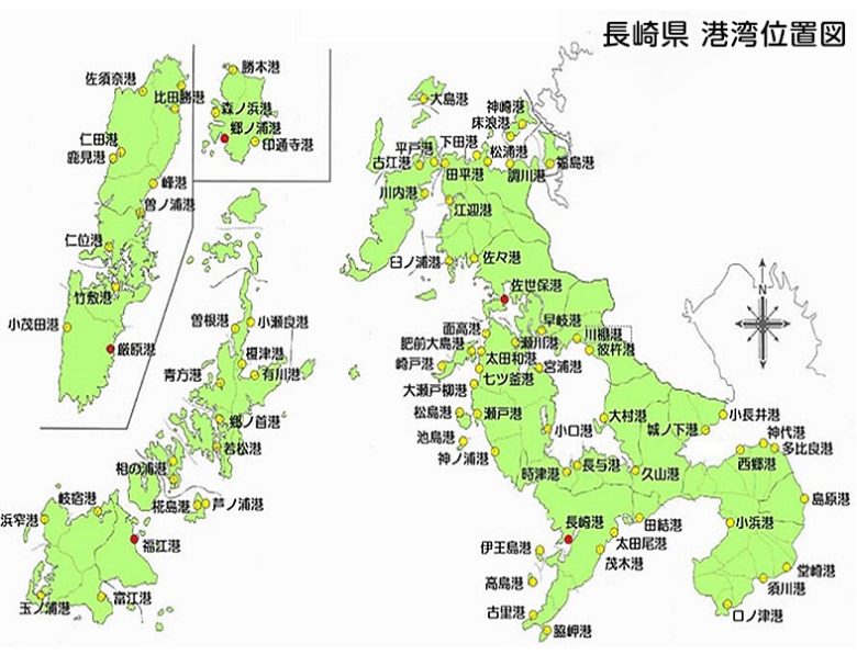 都道府県別公共機関一覧2001Ｂ4版 長崎県｜港湾でドローンを飛ばす許可と規制：矢野事務所 | ドローン